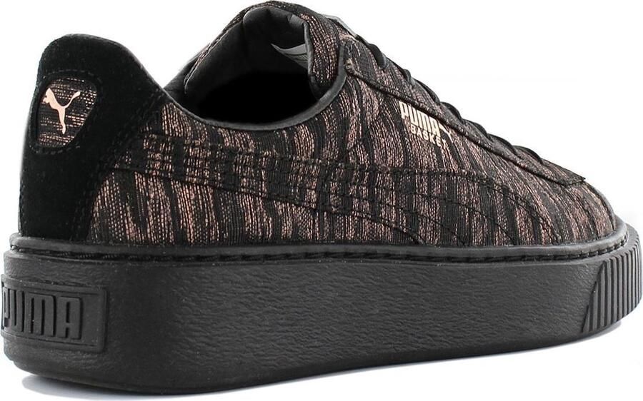 PUMA Basket Platform VR 364092-02 Dames Sneakers Sportschoenen Schoenen Zwart - Foto 8