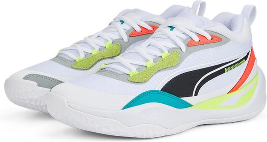 PUMA Basketball Shoes for Adults Playmaker Pro White Unisex - Foto 5