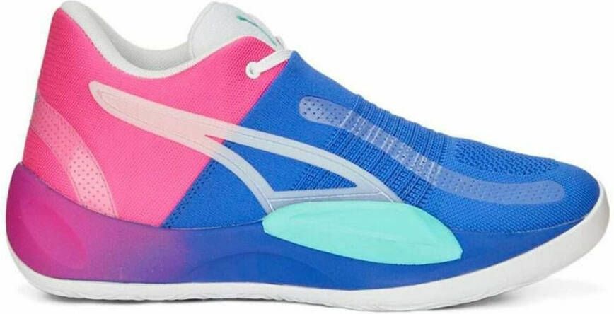 PUMA Basketbalschoenen voor Volwassenen Rise Roze Blauw
