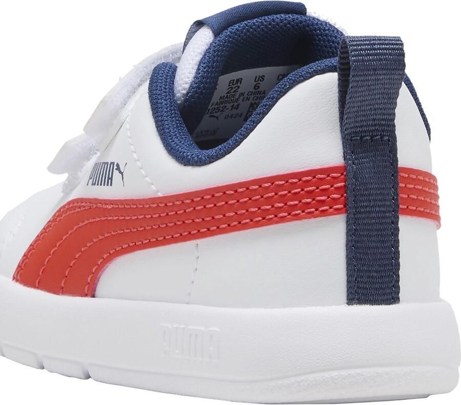 PUMA Baskets Basse Enfant à Scratches Courtflex V3 V inf