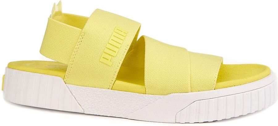 PUMA Cali Sandalen Neongeel