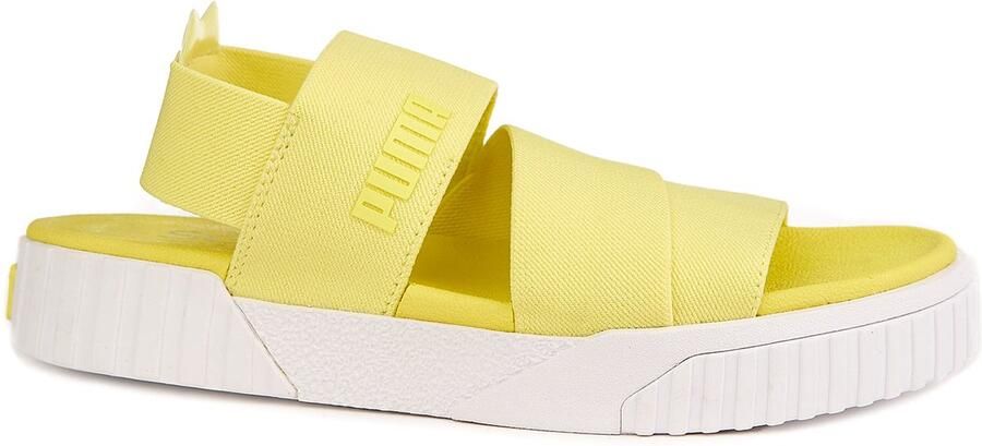 PUMA Cali Sandalen Neongeel