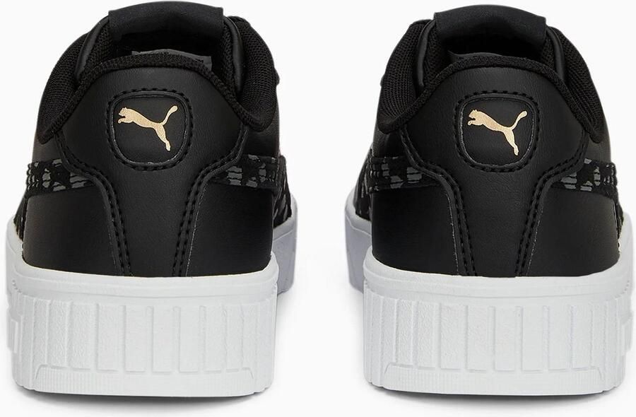 Puma Carina 2.0 Animal sneakers zwart grijs Meisjes Imitatieleer Dierenprint 38 - Foto 3