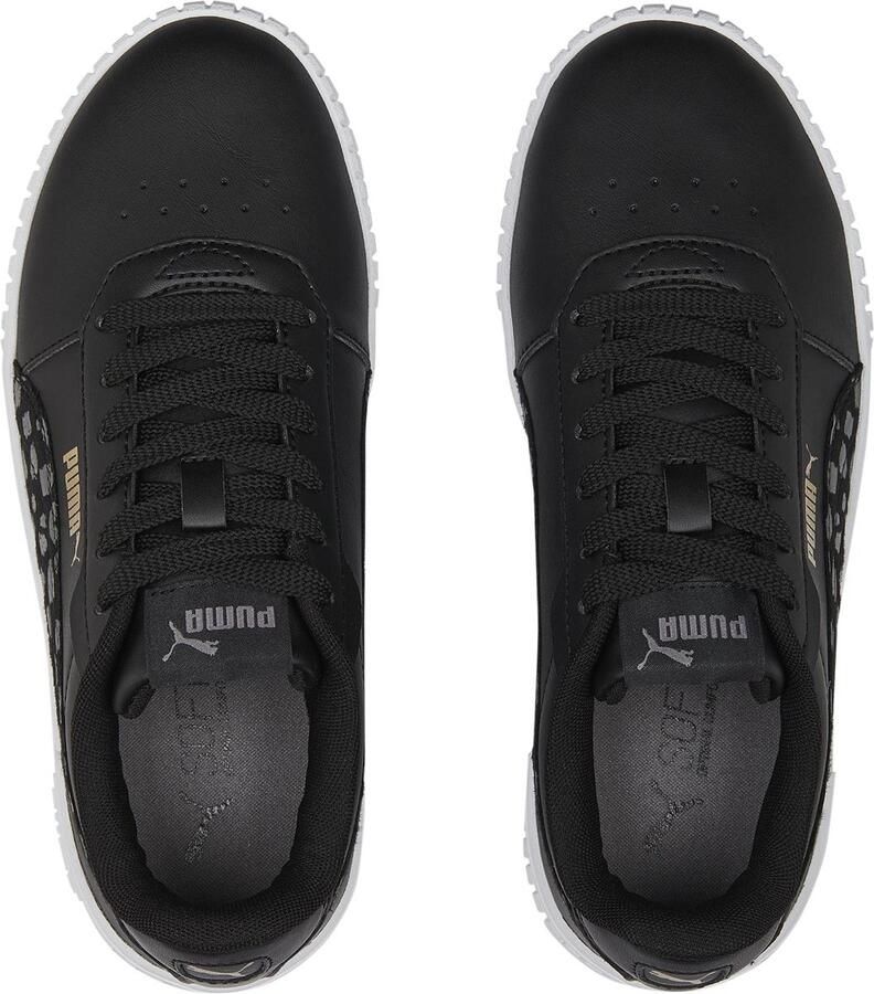 Puma Carina 2.0 Animal sneakers zwart grijs Meisjes Imitatieleer Dierenprint 38 - Foto 2