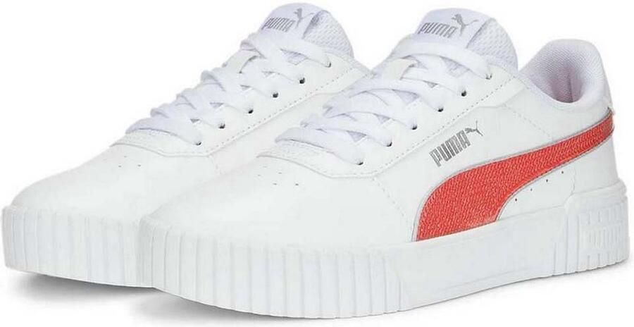 PUMA Carina 2.0 Glitzy Schoenen Wit 1 2 Jongen