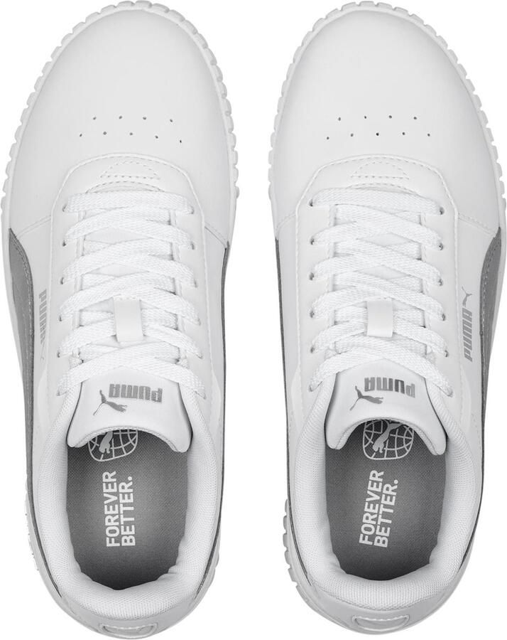 PUMA Carina 2.0 Space Met Dames Sneakers White MatteSilver Silver - Foto 2