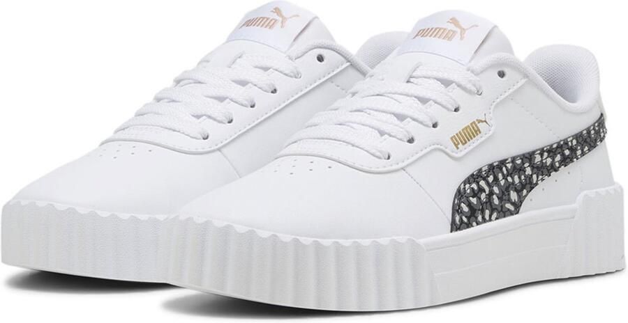 PUMA Carina 3.0 Animal Kinderschoenen Wit Meisjes