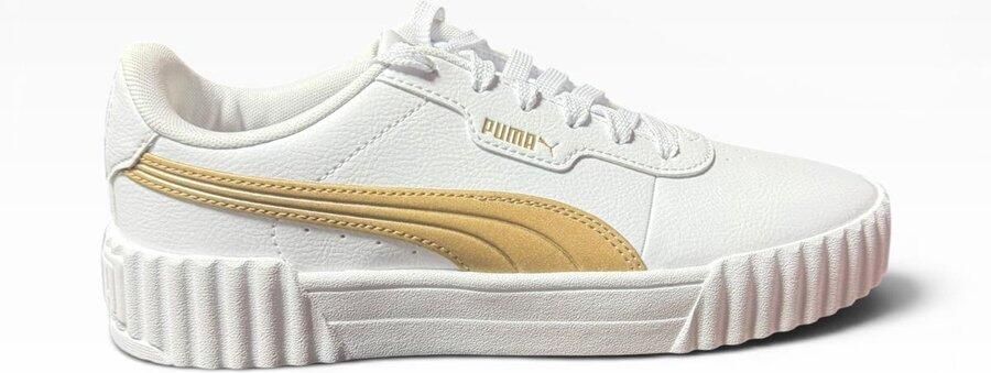 PUMA Carina 3.0 Aqua Metallics Sneakers Dames Wit Beige Doos Zonder Deksel - Foto 2