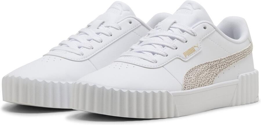PUMA Carina 3.0 Topcat Dames Sneakers White-Frosted Ivory