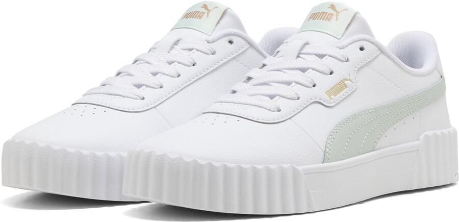 PUMA Carina 3.0 Dames Sneakers White-Créme De Mint
