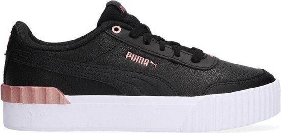 PUMA Carina Lift Metallic Pop Dames Sneakers Black- Black-Rose Gold