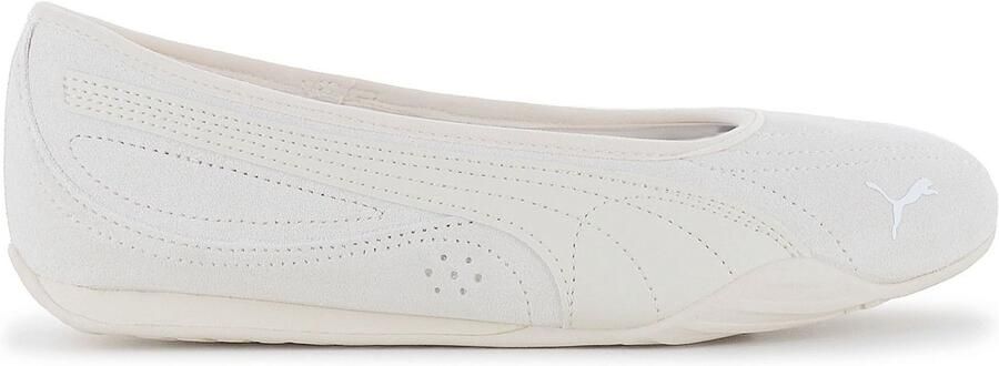 PUMA Catch Soleil Ballerina SD Dames Slipper Sommer Schoenen Suede Wit 406310