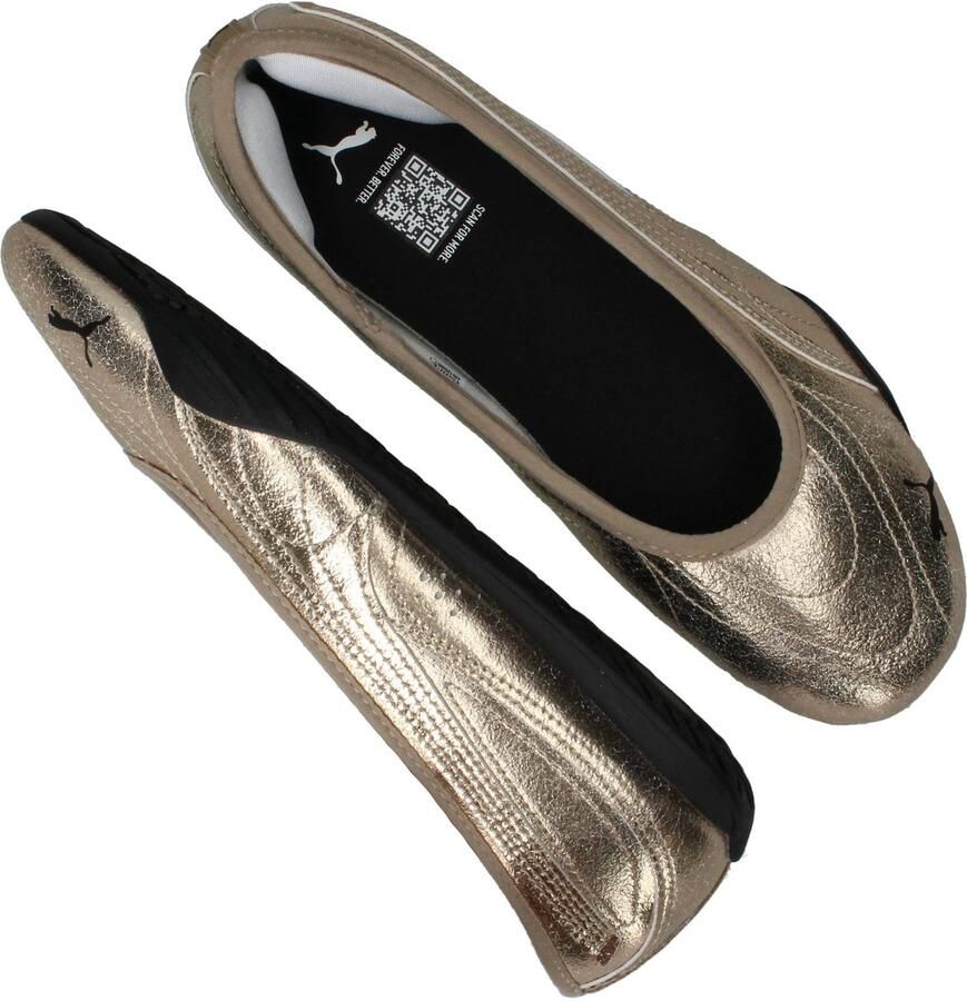 PUMA Catch Soleil Metallic Whisper Ballerina's Dames Goud