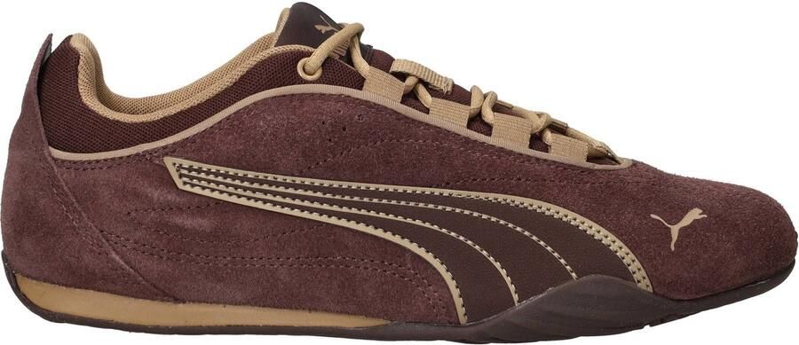 Puma Catch Soleil suède sneakers donkerbruin taupe - Foto 2