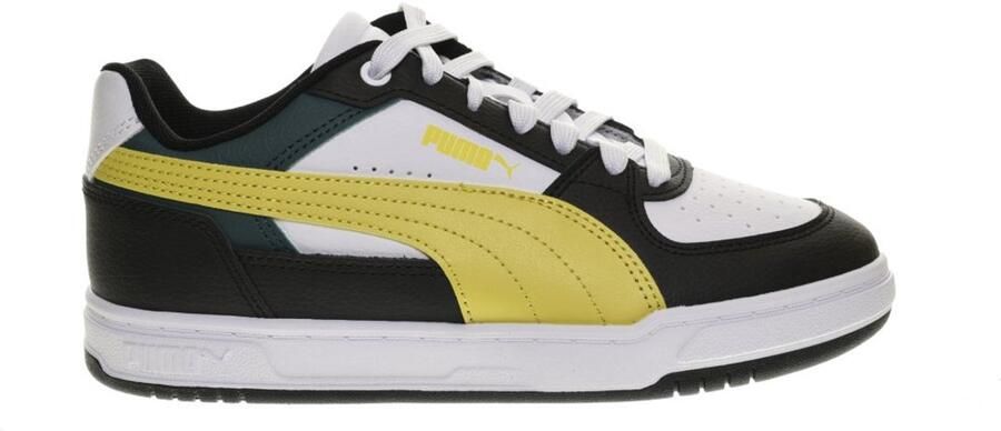 Puma Caven III Block imitatieleren sneakers zwart geel - Foto 4