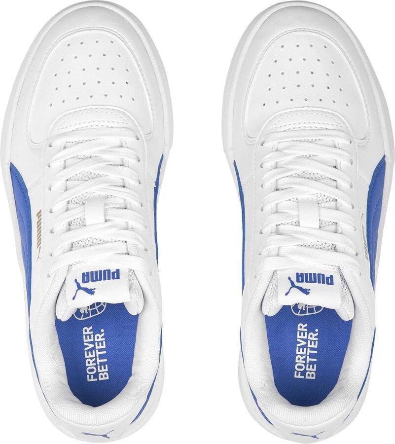 PUMA Caven Jr Unisex Sneakers White RoyalSapphire Gold - Foto 2