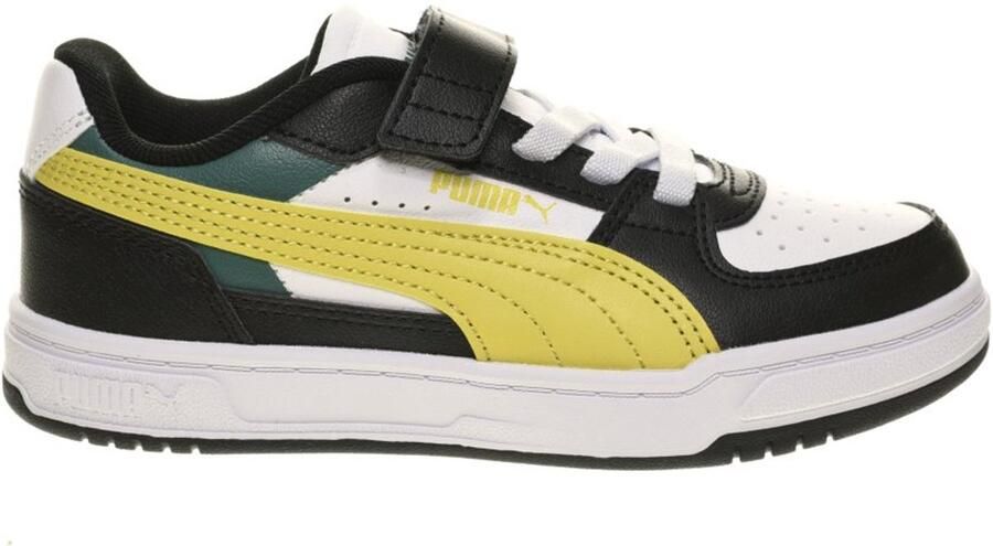 Puma Caven III Block imitatieleren sneakers zwart geel - Foto 4