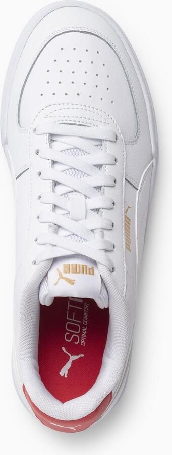PUMA Caven Unisex Sneakers White Gold High Risk Red - Foto 4