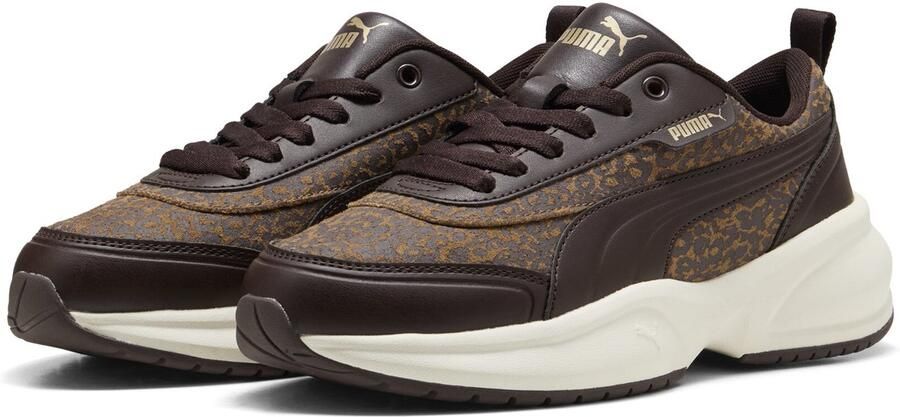 PUMA Cilia 2 Mode Feline Dames Sneakers Soft Taupe-Chocolate Fondue