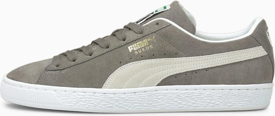Puma Suede Classic Xxi Steel Gray White Schoenmaat 44 1 2 Sneakers 374915 07