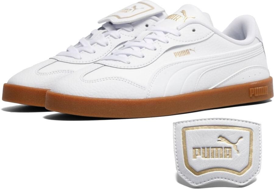 PUMA Club Azura L Dames Sneakers White-Gold - Foto 4