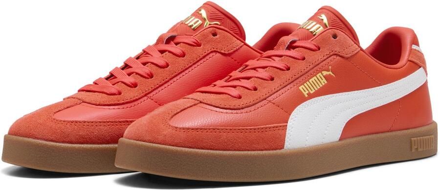 PUMA Club II Era Unisex Sneakers Red Flash- White