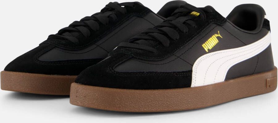 Puma Sneakersy skórzane z obszyciem w kontrastowym kolorze model Club II Era - Foto 3