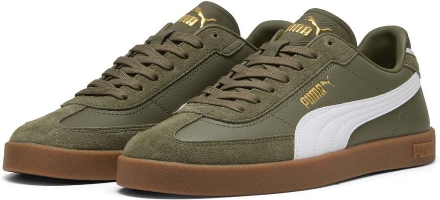 PUMA Club II Era Unisex Sneakers Loden Green- White