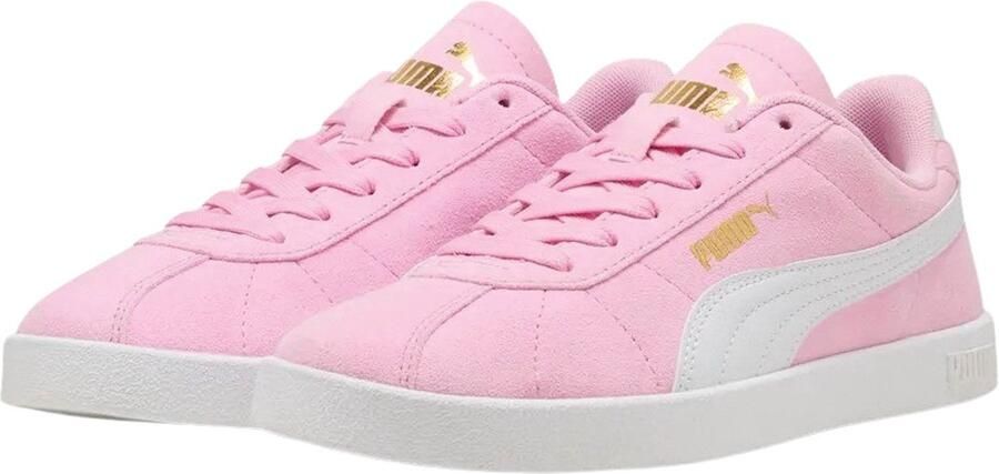 Puma Club II suede sneakers lichtroze wit - Foto 4