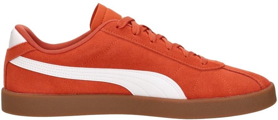 Puma Club II suede sneakers roodbruin wit - Foto 4