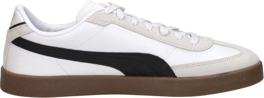 Puma Sneakersy skórzane z obszyciem w kontrastowym kolorze model Club II Era - Foto 8