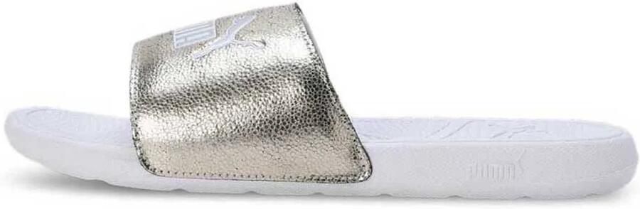 PUMA Cool Cat 2.0 Metallic Shine Slippers Goud 1 2 Vrouw