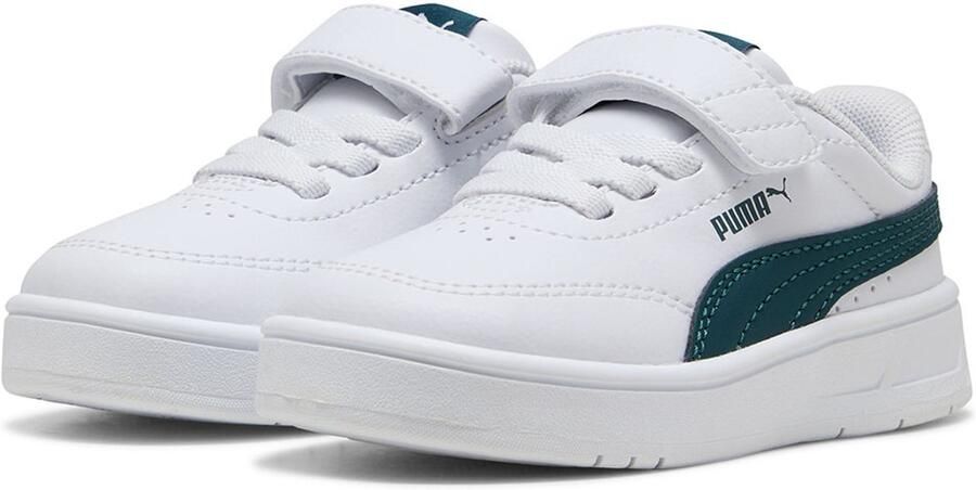 PUMA Court Classic Clean Ac+ Schoenen Wit Meisjes