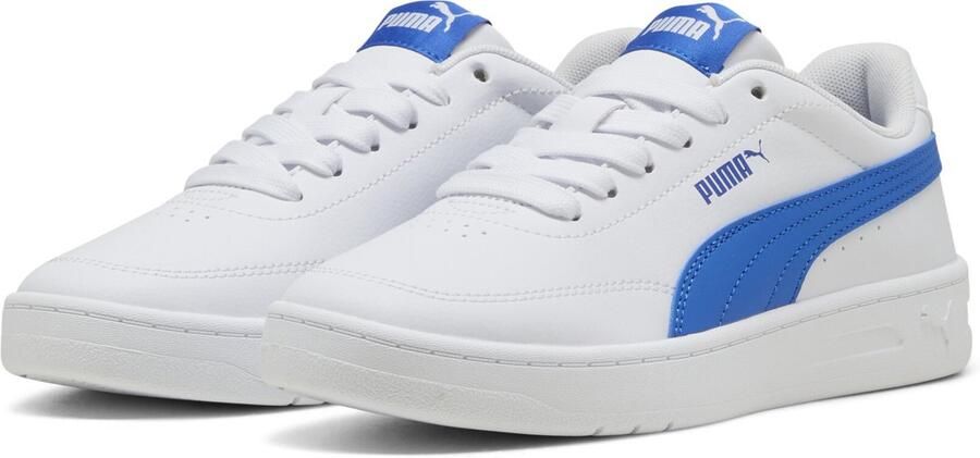 Puma Lage Sneakers Baskets Court Classic Clean en cuir synthétique
