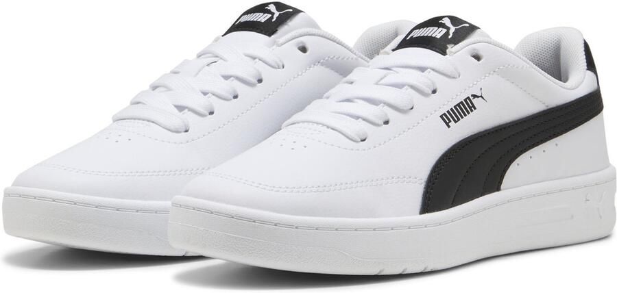 PUMA Court Classic Clean Jr Unisex Sneakers White- Black