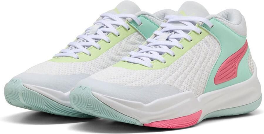 PUMA Court Pro 2 Junior Basketbalschoenen Wit 1 2