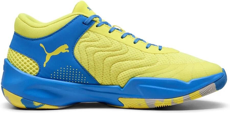 PUMA Court Pro 2 Marble Basketbalschoenen Geel 1 2 Man