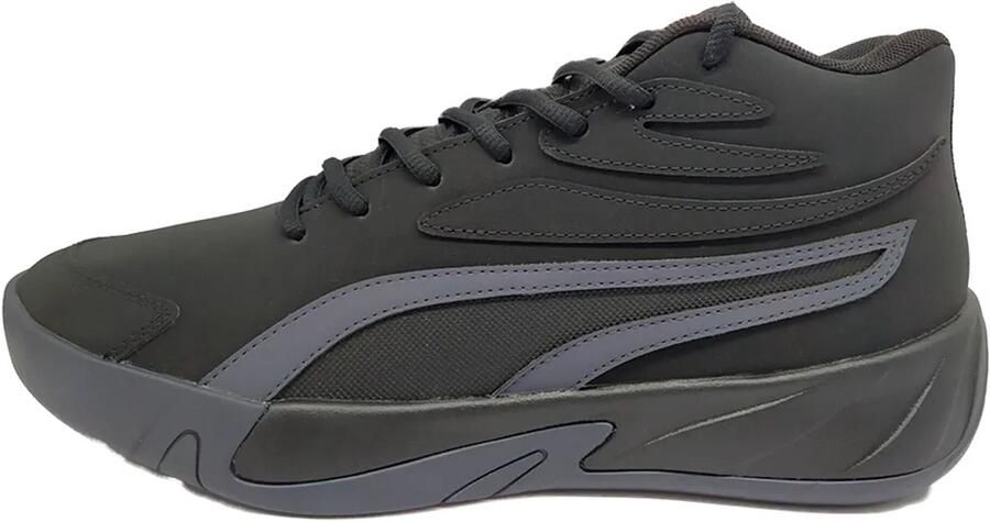 PUMA Court Pro Nubuck Basketbalschoenen Zwart