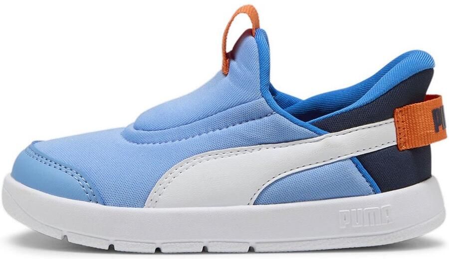 PUMA Courtflex V3 Ease In Schoenen Blauw Jongens
