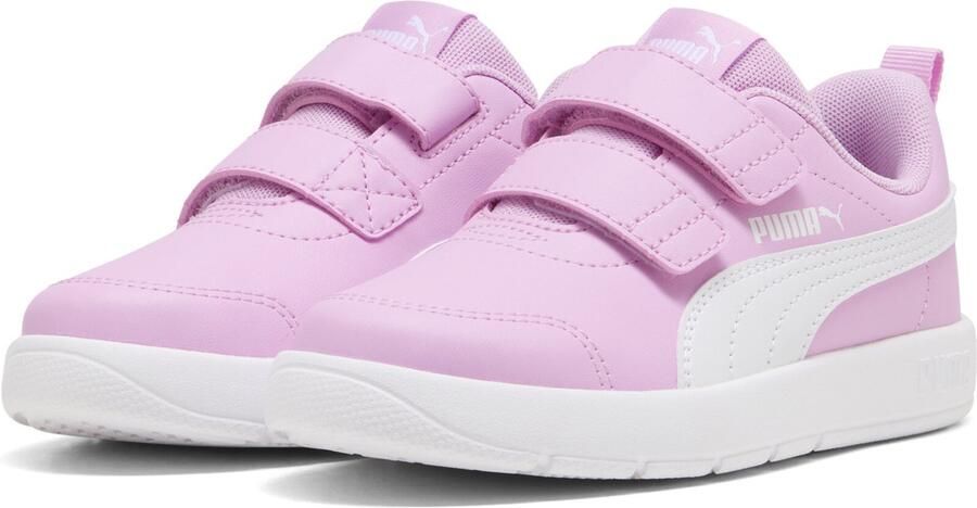 PUMA Courtflex V3 V PS Unisex Sneakers Mauve Glow- White