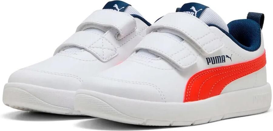 PUMA Courtflex V3 V Ps Schoenen Wit Kinderen