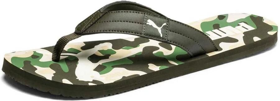 PUMA Cozy Rebel Camo Slippers Groen