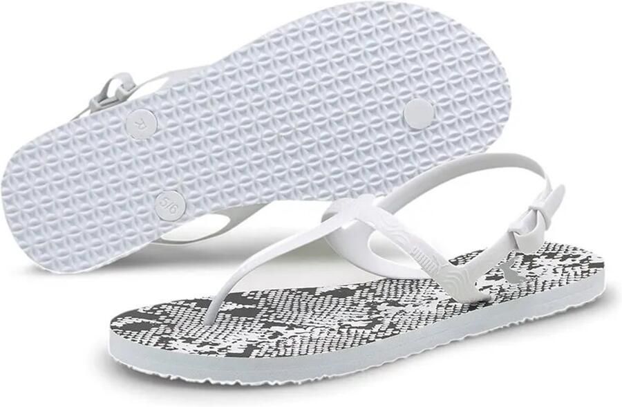 PUMA Cozy Untamed Sandalen Wit Vrouw