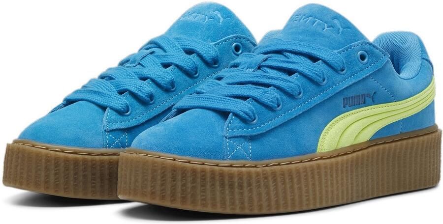 PUMA Rihanna Fenty Creeper Phatty Blauw Sugared Almond Suede Sneakers Unisex - Foto 2