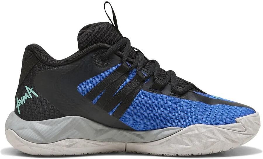 PUMA Dagger 2 Junior Basketbalschoenen Zwart Kinderen