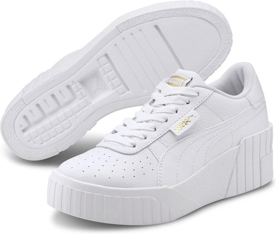 PUMA Damen Schuhe Low Cali Wedge Wn s 373438 White- White