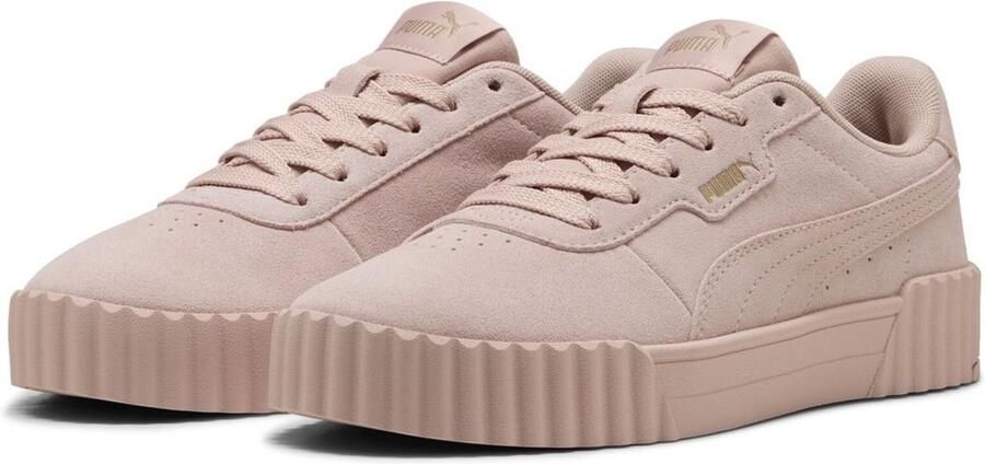 PUMA Carina 3.0 SD damestrainers leren schoenen 400721 02 Rose Quarz-Gold