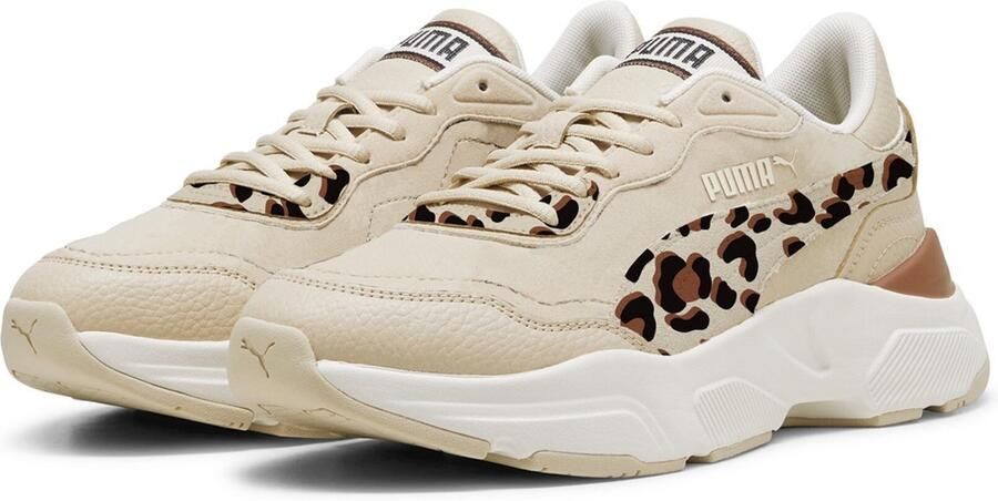 PUMA Damen Schuhe Low Cassia Rose I Am The Drama 395268 Putty-Sugared Almond- Black-Brown Mushroom