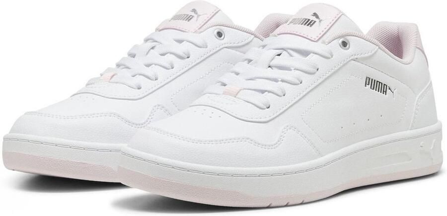PUMA Damen Schuhe Low Court Classy 395021 White-Whisp Of Pink- Silver - Foto 2