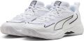 PUMA Damen Solarflash 4 Zaalvoetbalschoenen Indoor White- aged silver - Wit